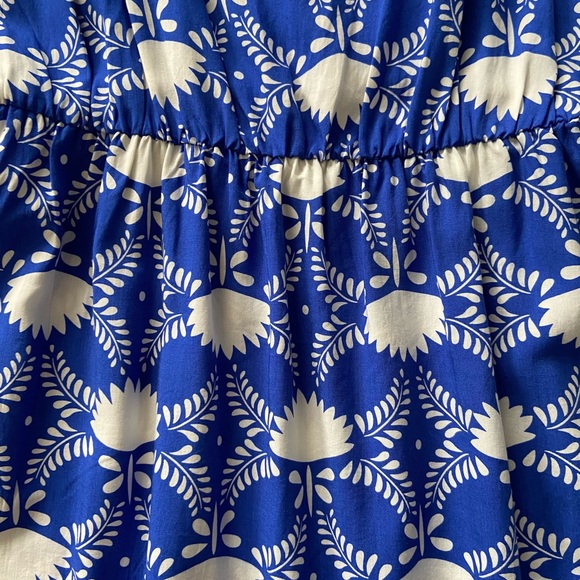 🌼🌼 4/$20 Old Navy Blue/White Midi Dress🌼🌼 - Picture 4 of 4